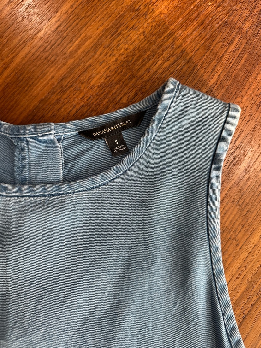 Banana Republic Pale Blue Denim Tank